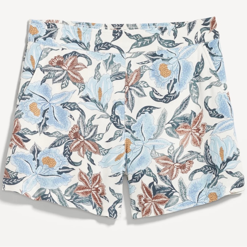High-Waisted Playa Soft-Spun Shorts for Women -- 4-inch inseam - Size Large